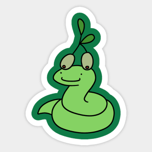 Olive Snake Sticker